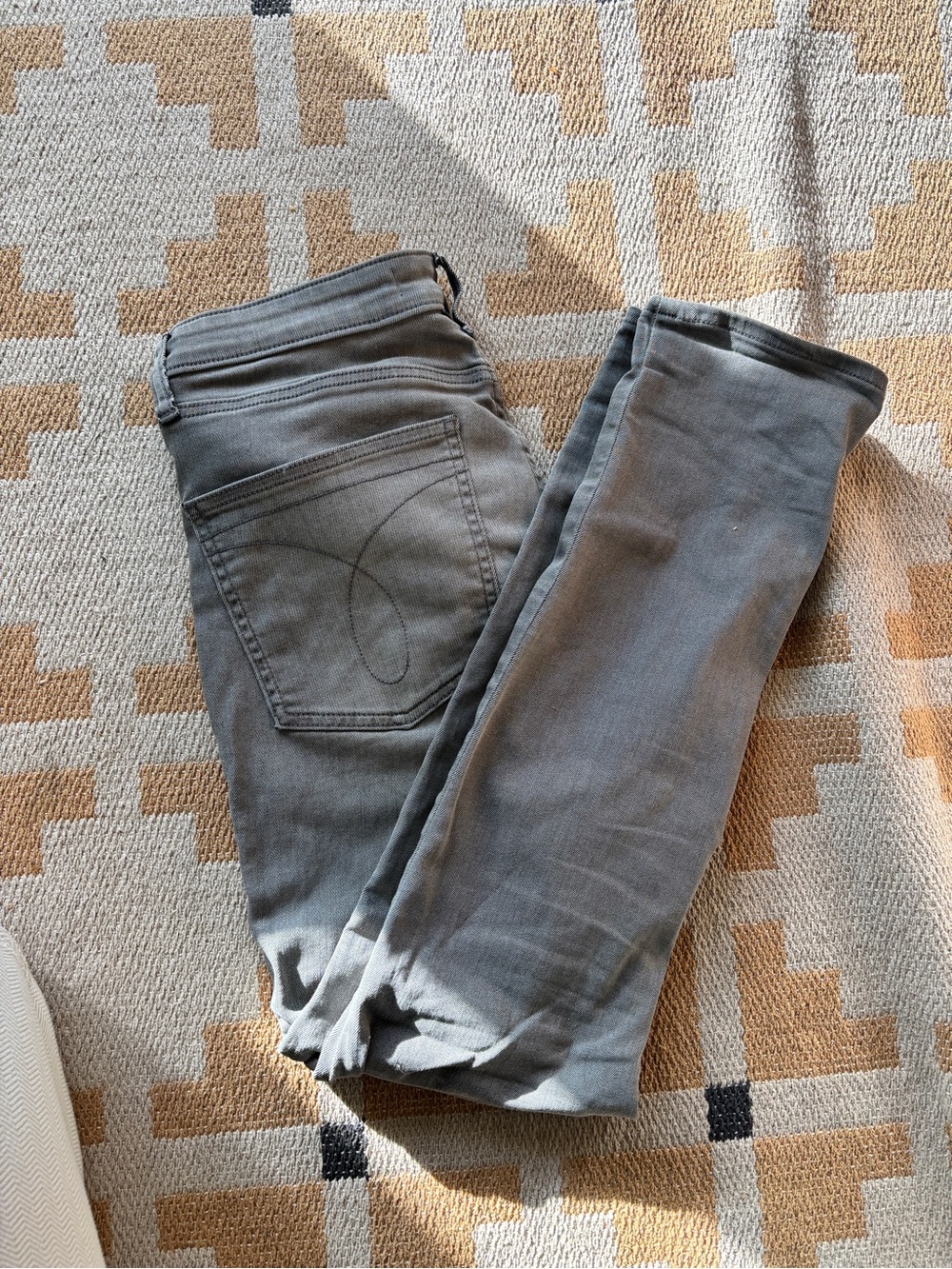 Calvin Klein Jeans Men's Slate Gray Skinny Jeans